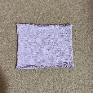 Hollister smocked tube top